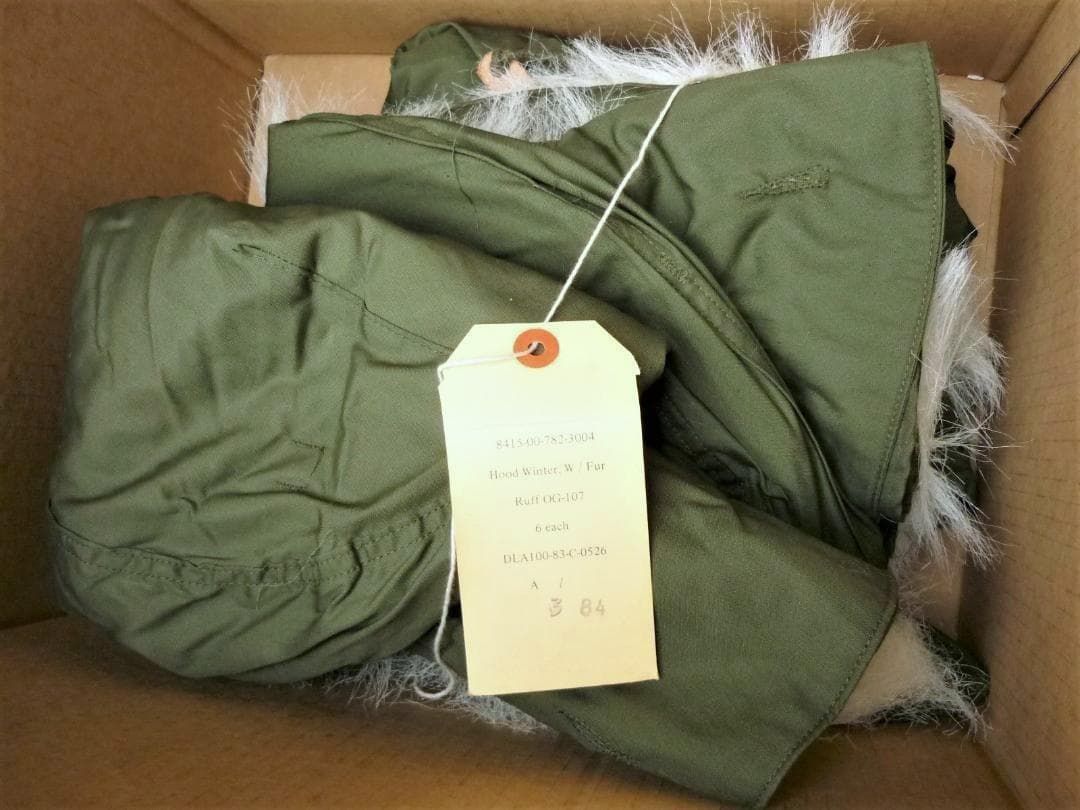 新品 80s 米軍 M-65 フード デッドストック モッズコート パーカー R