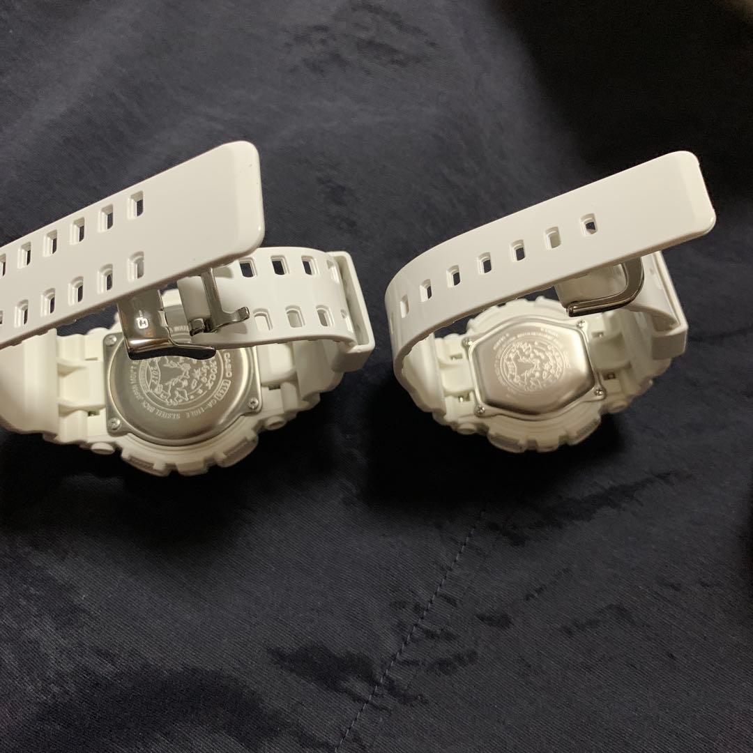 CASIO G-SHOCK & Baby-G ホワイト ペア腕時計 新品未使用品