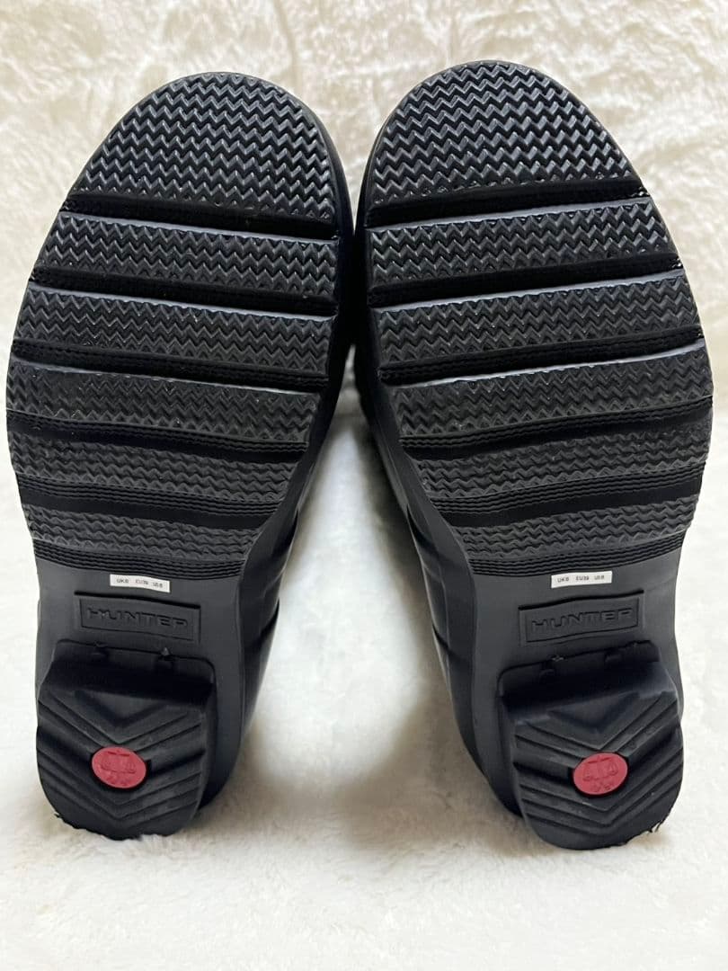 【美品✨】ハンターレインブーツ　25cm ブラック