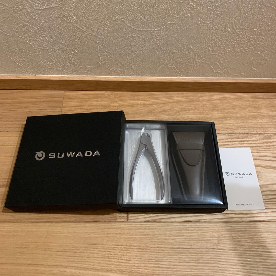 新品未使用　SUWADA 爪切り　ニッパー　革製ケース付き　箱あり
