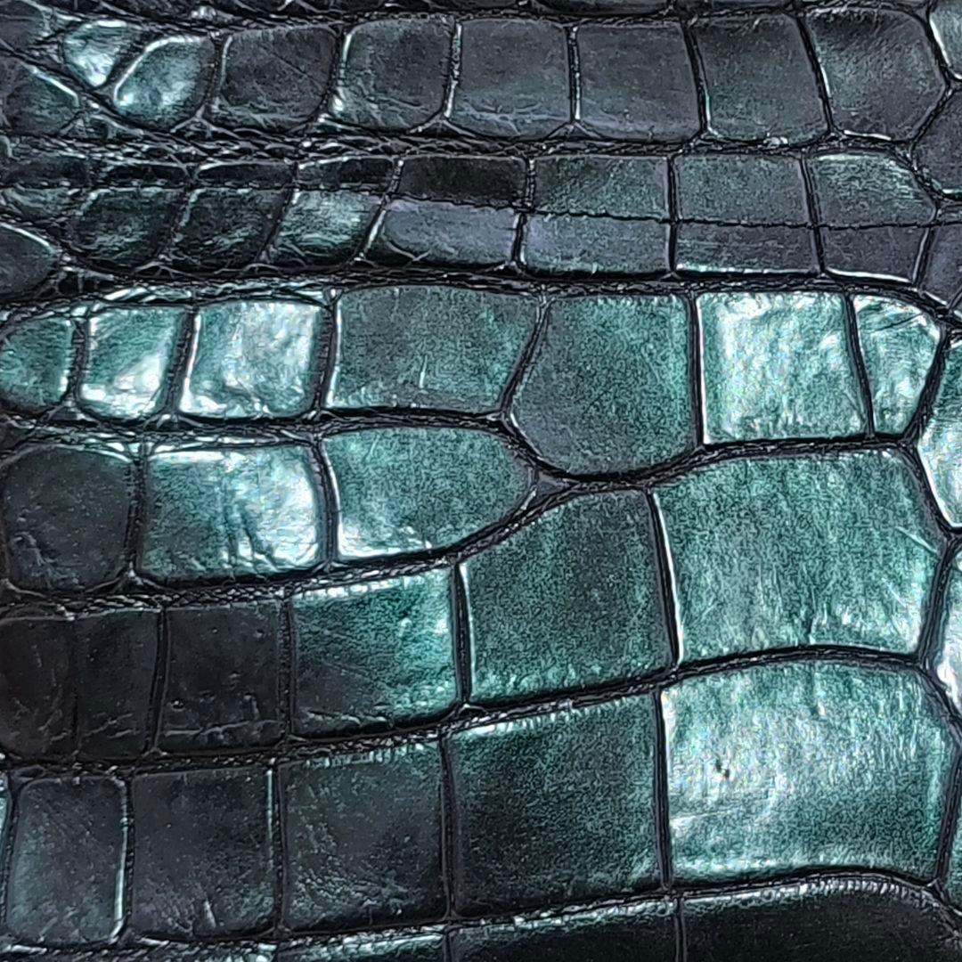 【クロコダイル】JRA認定 ワニ皮 ハンドバッグ クロコダイルレザー 本物 黒