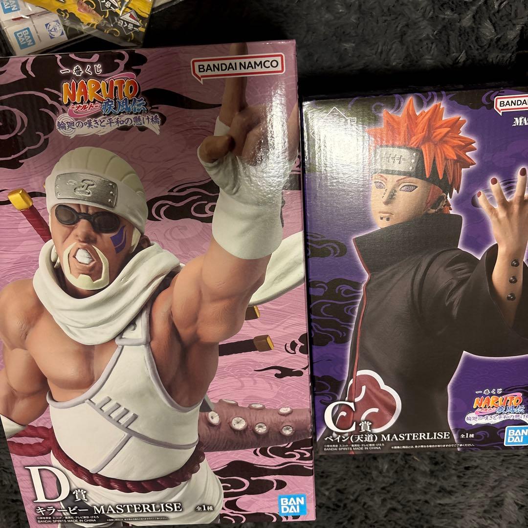 NARUTO 一番くじ　輪廻の嘆きと平和の懸けばし橋　フィギア4個セット＋カツユ