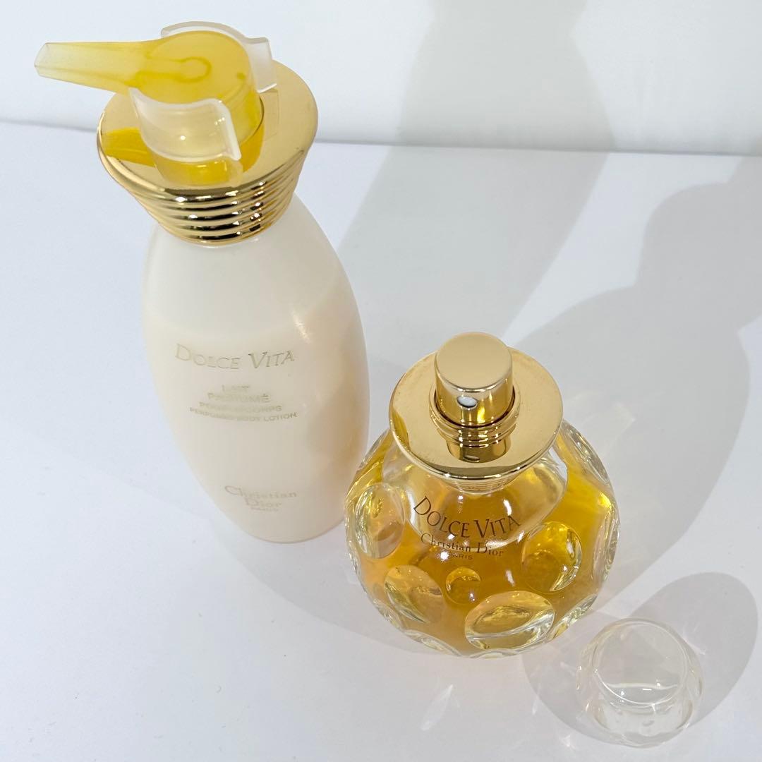 希少 Christian Dior ドルチェヴィータ ボディローション香水セット