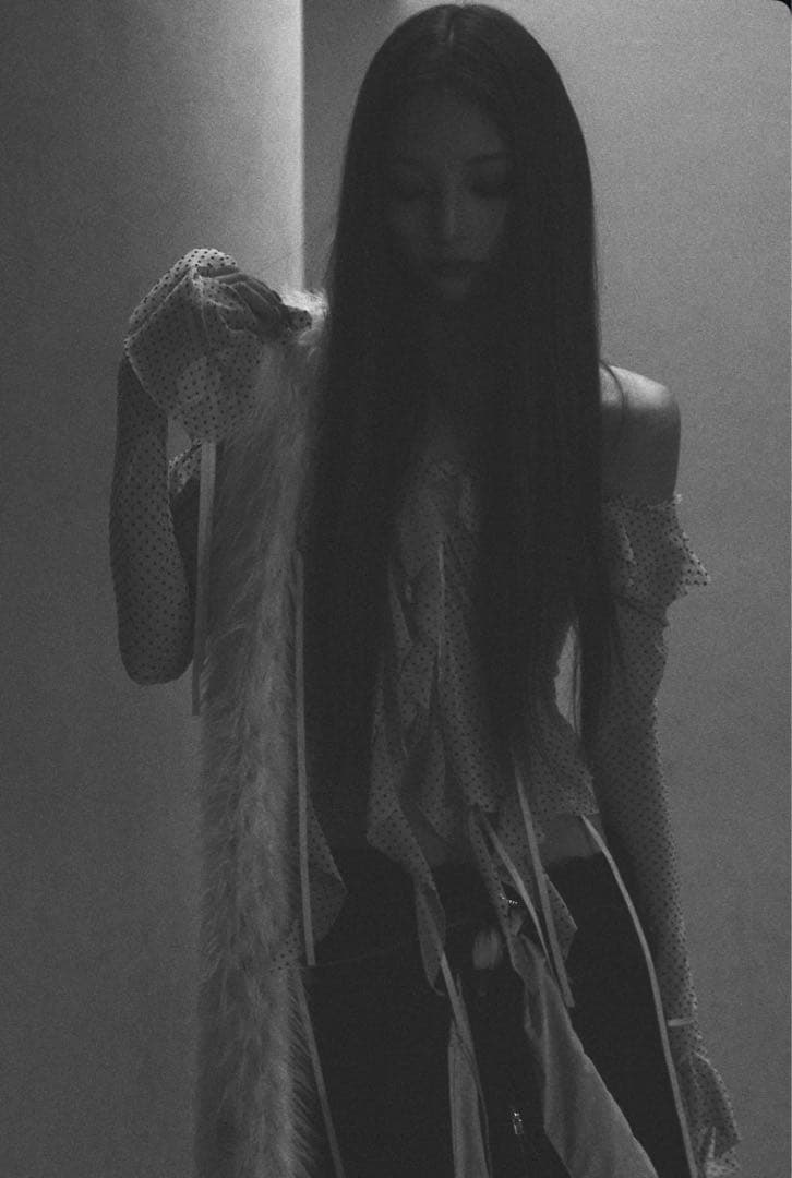 トップス S dot flow frill tops THEREDTHREAD