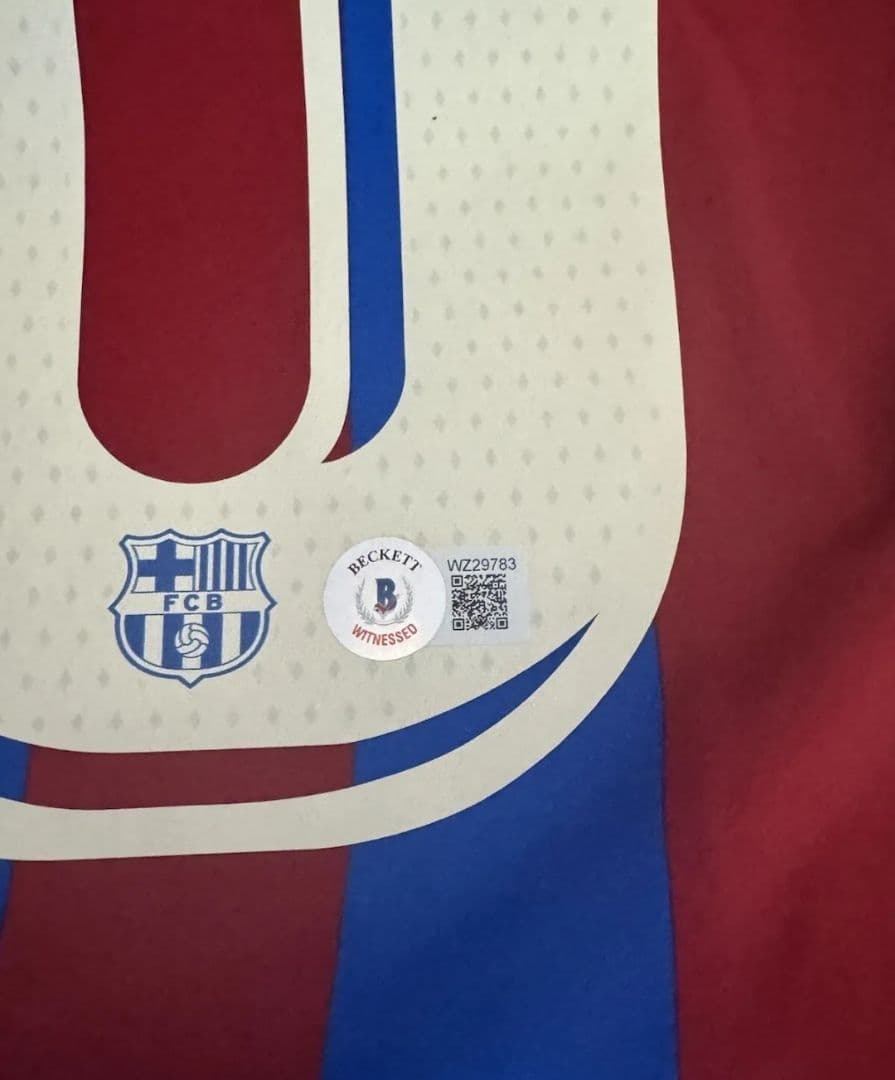 【直筆サイン入り】Gavi ガビ バルセロナ　Barcelona　カード付き