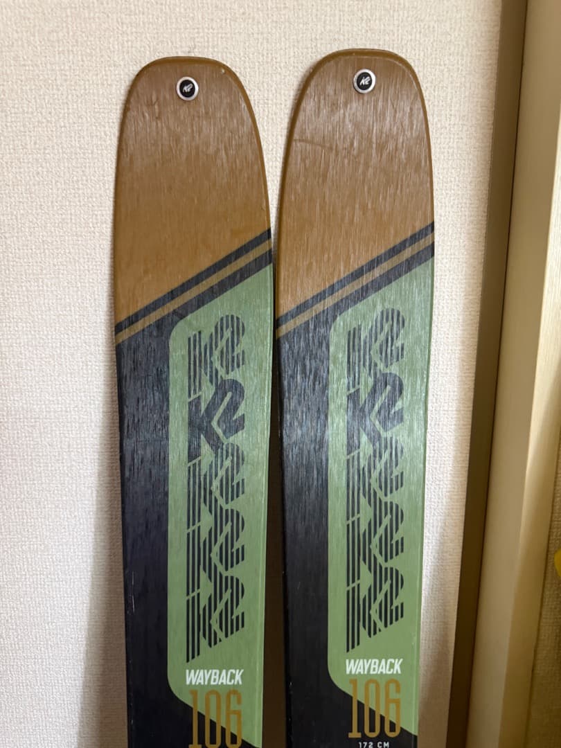 ＜訳あり＞チューン済み　K2 WAYBACK 106 スキー 172cm