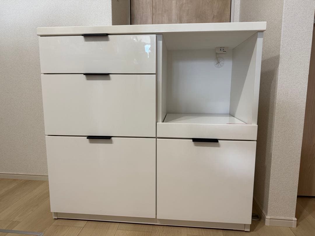 ニトリ エトナ90CT WH/SI カウンター