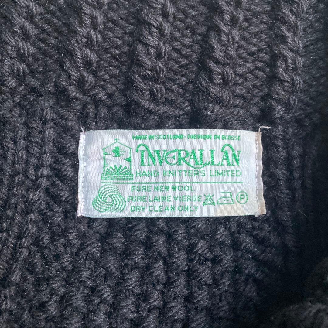 【希少】インバーアラン 3A ブラック 黒 スコットランド製 40 Lサイズ