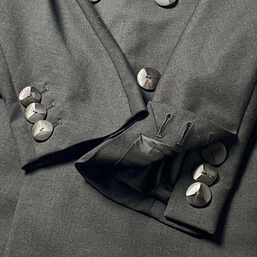 NAMACHEKO テーラード ジャケット ダブル ウール100 ブラック XS