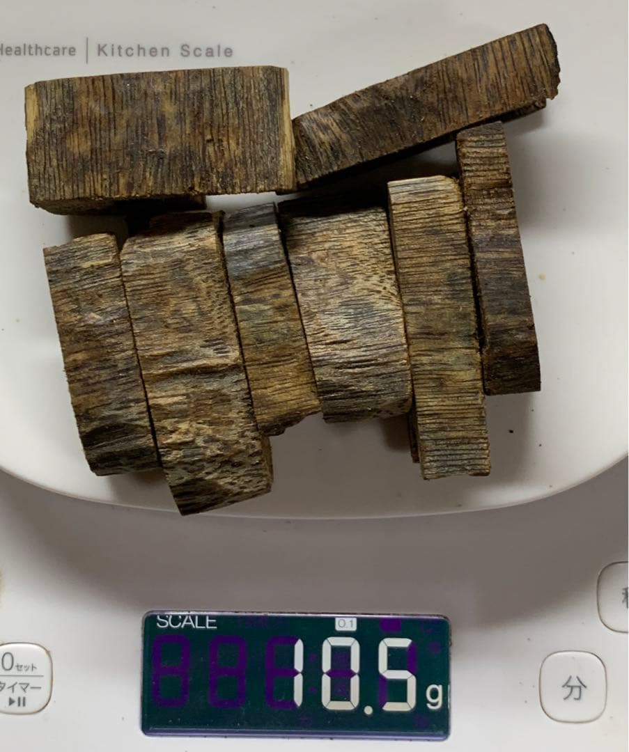 極上黒伽羅 沈香原木 香木 重さ:10.5g
