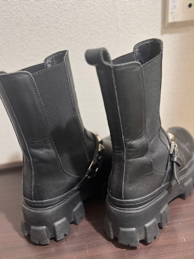 HYSTERIC GLAMOUR STUDS サイドゴアブーツ