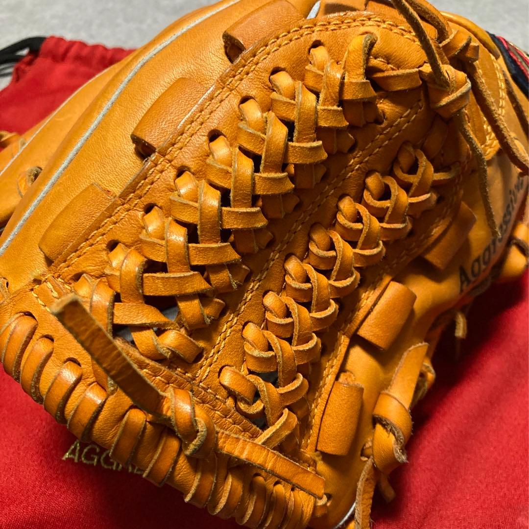 久保田スラッガー 一般 大人用 軟式 左 野球 グローブ グラブ ◎日本製 良品