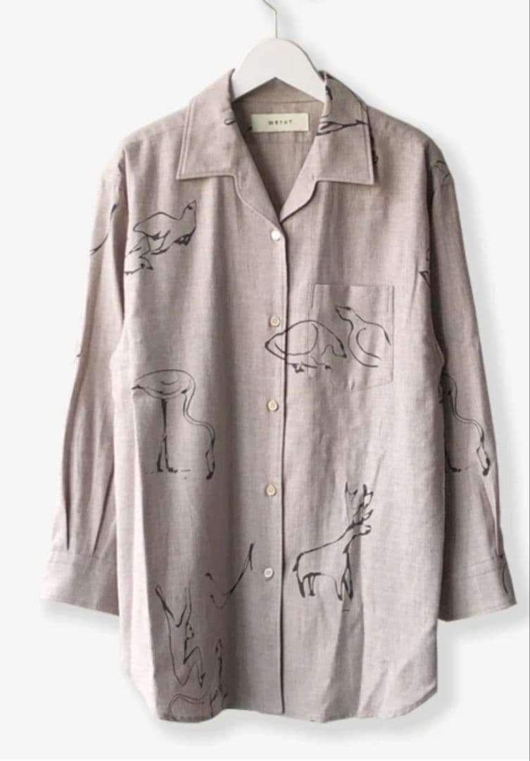 WRYHT☆ライト アニマル柄シャツ (ROKU・fumika）