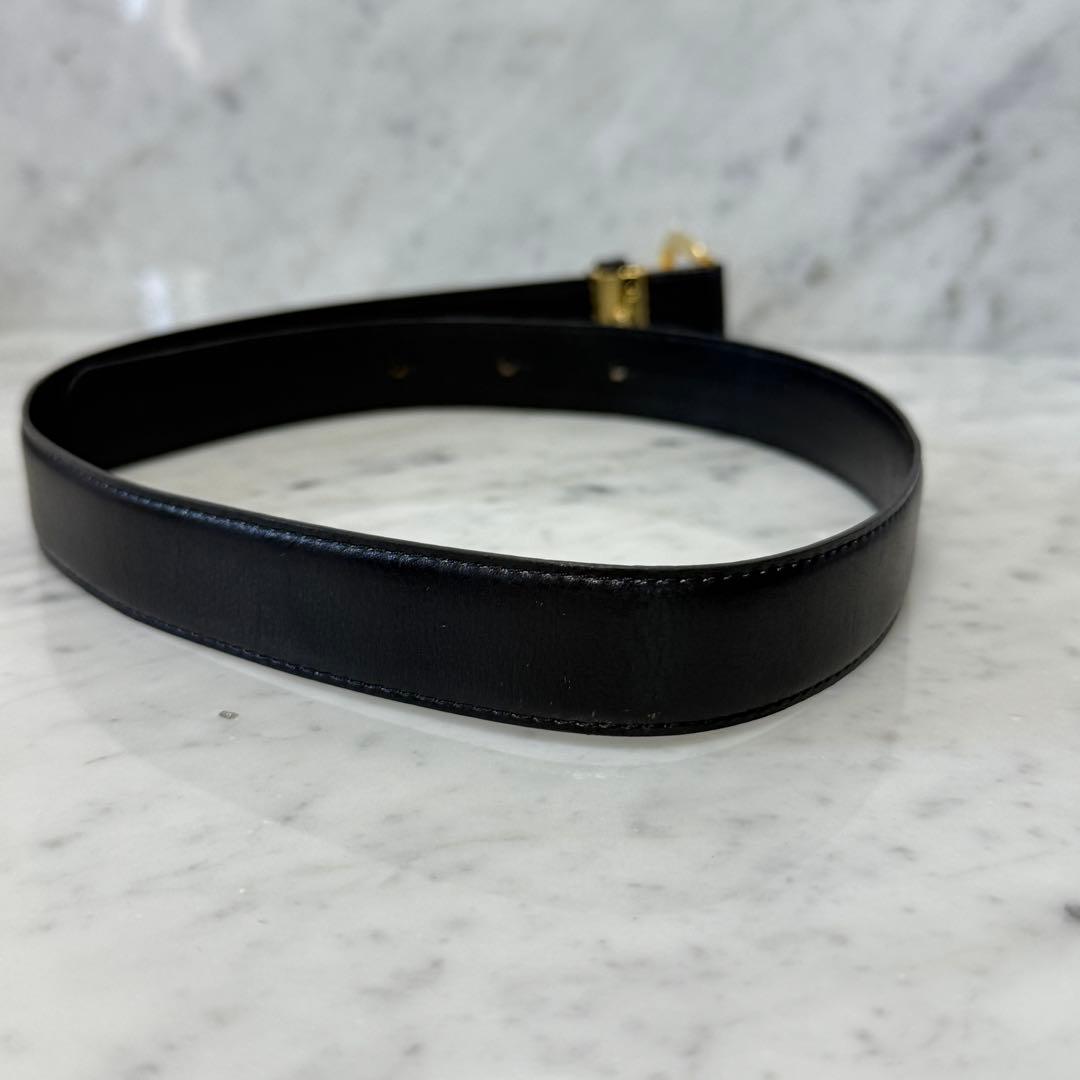 美品 Christian Dior クリスチャンディオール ベルト 本革 CD