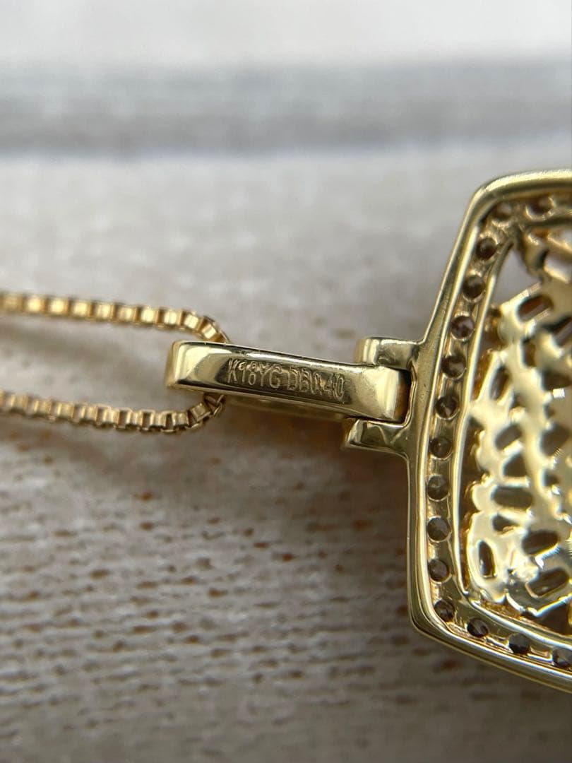 JA197★高級 ダイヤモンド0.4ct K18 ペンダントヘッド