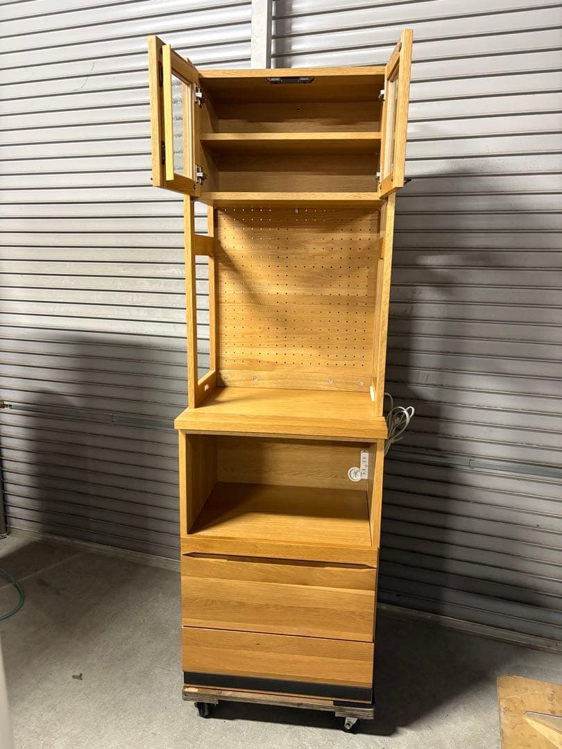 ☆山口県下松市より　レンジボード 幅60cm　今村家具工芸