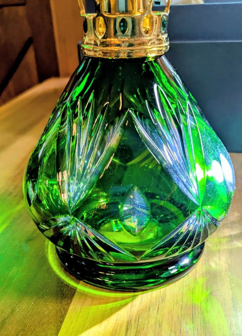 ❤️高級ランプベルジェ・ソリマングリーンのアロマランプ❤️1738