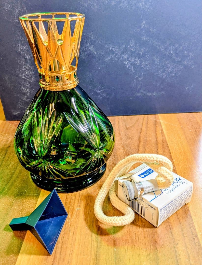 ❤️高級ランプベルジェ・ソリマングリーンのアロマランプ❤️1738