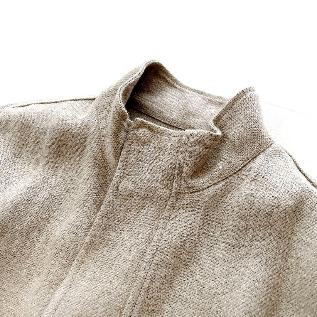 24年モデル✨カレンソロジー　セミウェットリネンツイルブルゾン 定価6.5万円