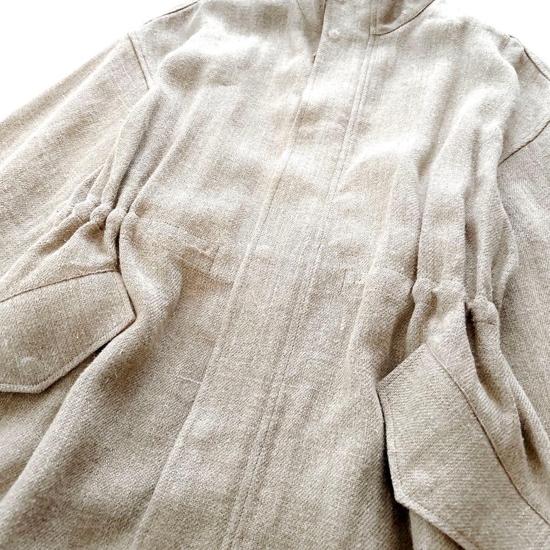 24年モデル✨カレンソロジー　セミウェットリネンツイルブルゾン 定価6.5万円