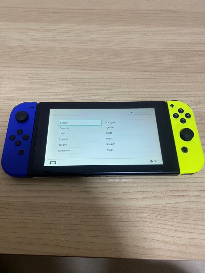 Nintendo Switch 本体 青と黄色
