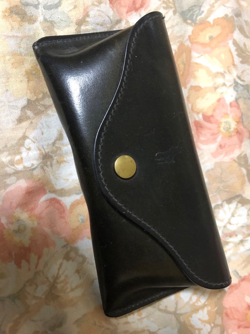 ポロラルフローレン レザーメガネケース