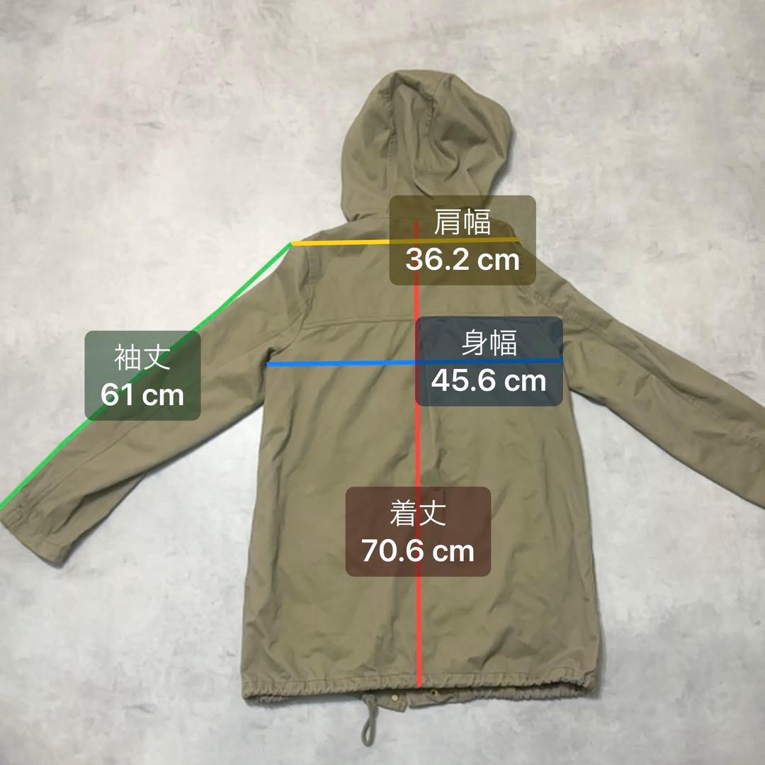 平成ギャル y2k　リアルファー付き　ミニタリーモッズコート　フェアリーグランジ