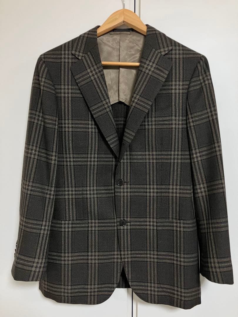 BEAMS F（ビームスF）✖️CANONICOカノニコ生地のテーラードジャケット