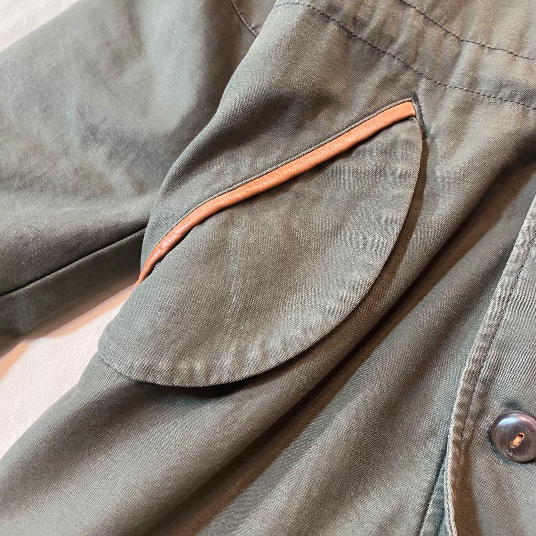 Vm ヴーム ミリタリーモッズコート 中綿ライナー付き カーキ フード 4