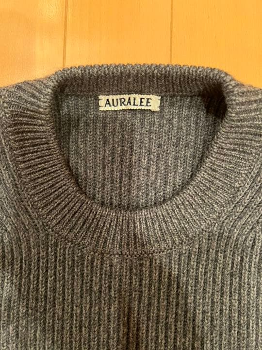 トップス AURALEE SUPER FINE WOOL RIB KNIT