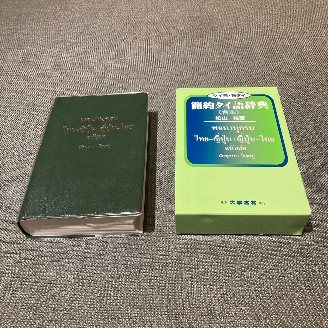 【新品未使用】　タイ語→日　日→タイ語　簡約タイ語辞典　松山納著