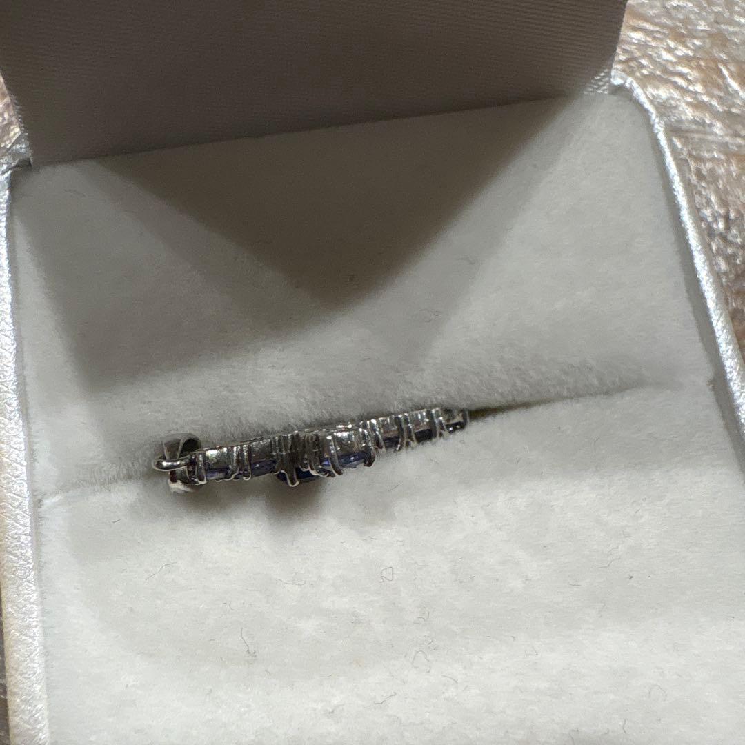 タンザナイト付きネックレストップ　pt900