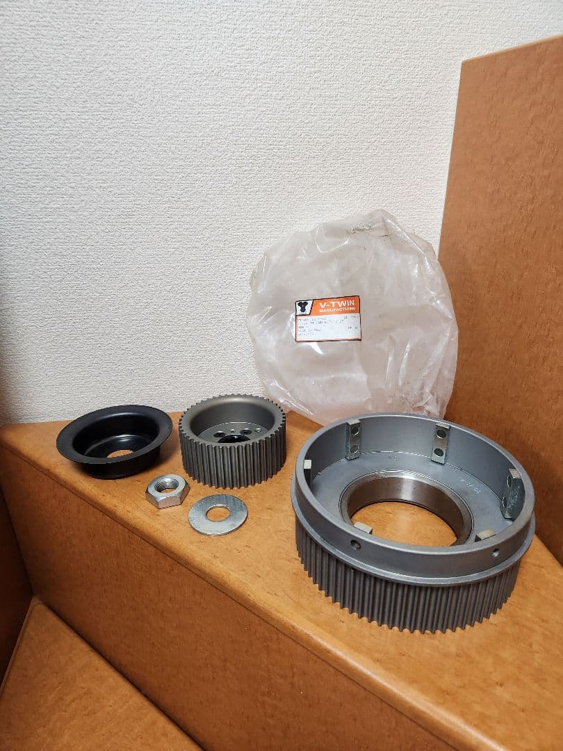 ハーレーショベルV-Twin R.PULLEY 2:1 PRIMOベルトドライブ