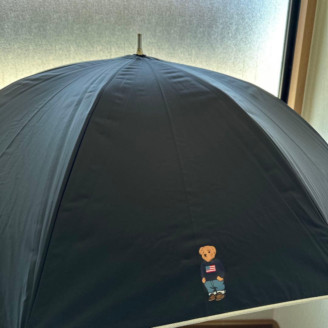 【タグ付】ポロラルフローレン　ポロベア　晴雨兼用 ベア 日傘