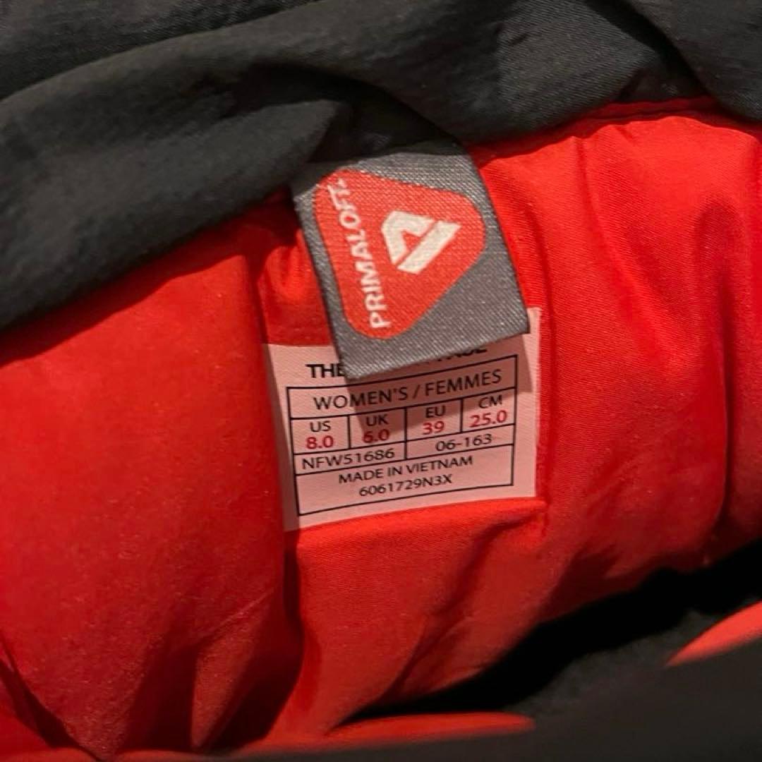 ザノースフェイス ショートブーツ 25㎝ ヌプシ 黒 NFW51686