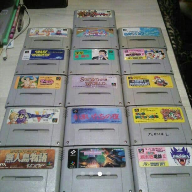 ファミコン本体 カセット16個セット+接触の悪いカセット12個