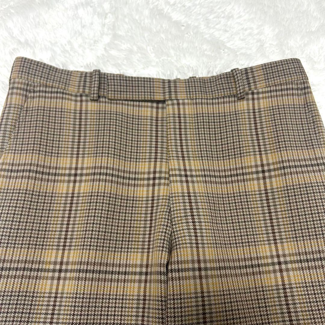 極美品✨AURALEE WOOL SERGE CHECK SLACKS サイズ4