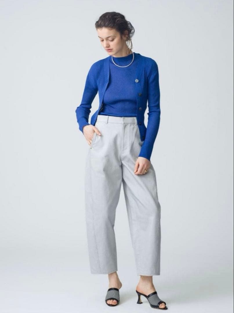 ebure エブール　グレー　デニムパンツ　38