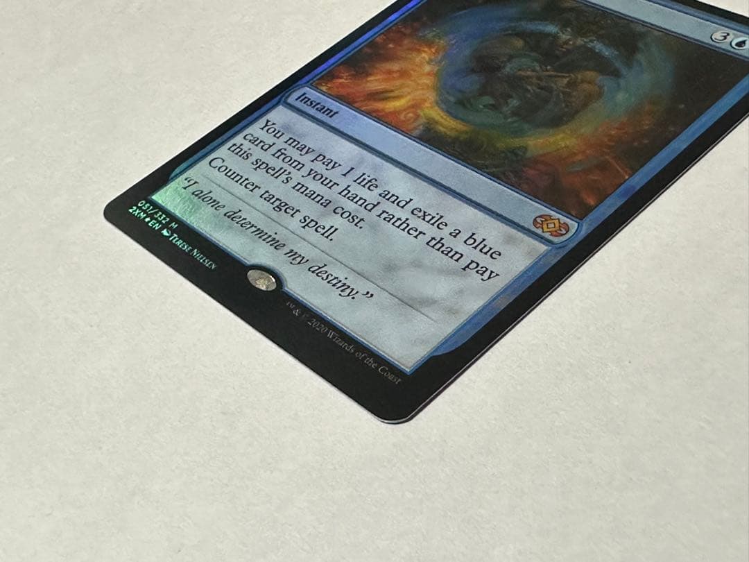 Force of Will 【極美品】英語　意志の力 Foil 2XM