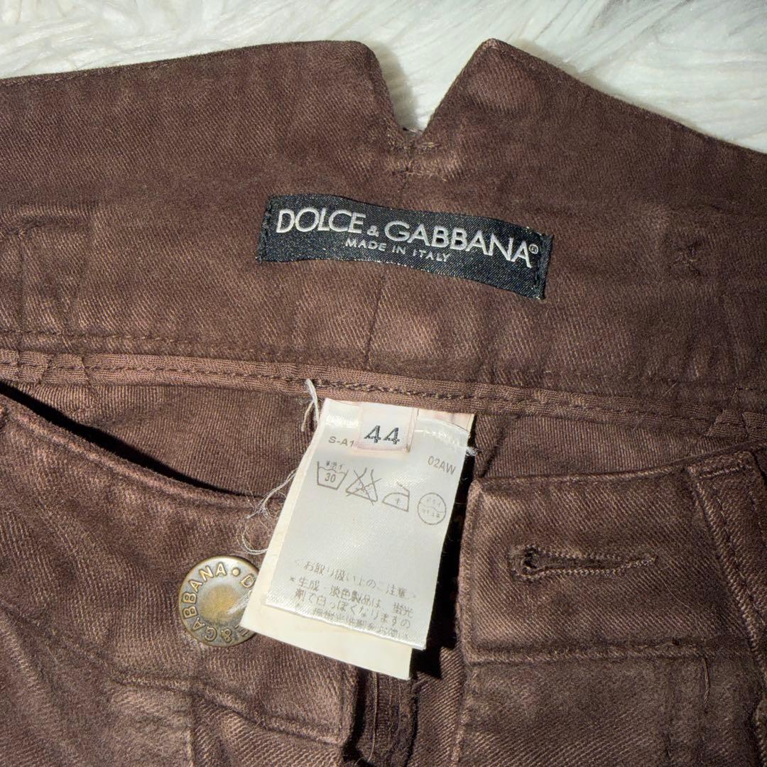 DOLCE & GABBANA ブラウンデニムパンツ 44