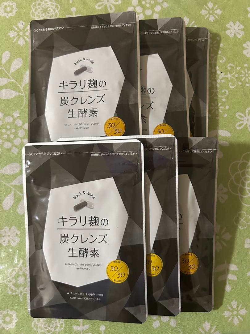 キラリ麹の炭クレンズ生酵素　6袋