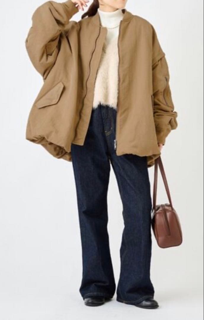 新品！　ディスコート　デタッチャブル2WAYメモリーボンバージャケット　ベージュ