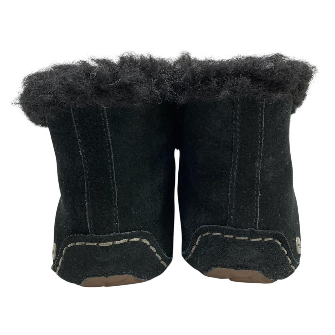 極美品 UGG アグ (24) モカシン ブーツ ボア ムートン アレーナ 本革