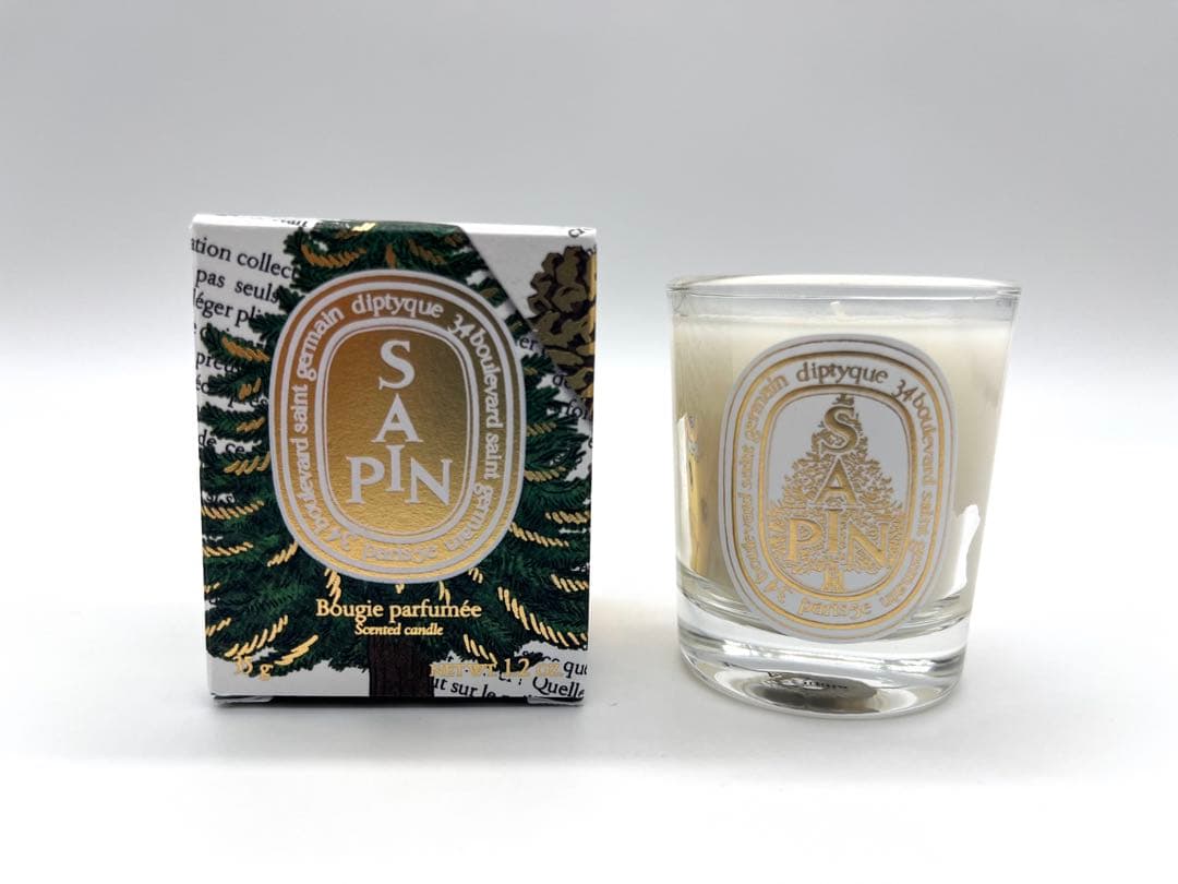 【新品未使用】 diptyque SAPIN ミニキャンドル　サパン　35g4個