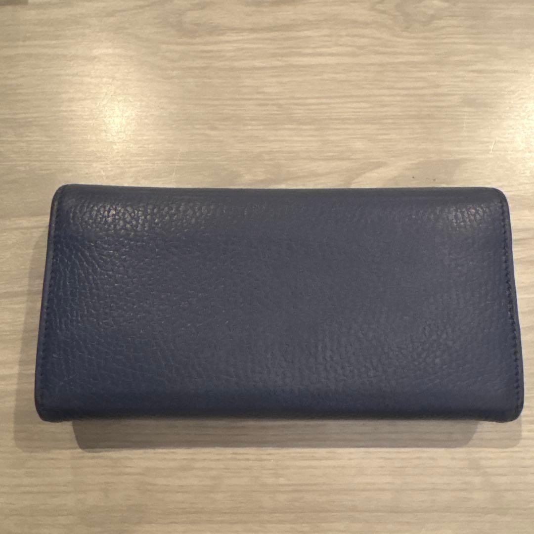 GUCCI 長財布　ブルー