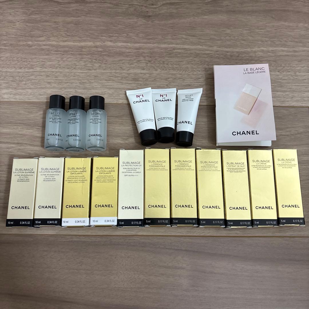 CHANEL サンプル サブリマージュ 18点