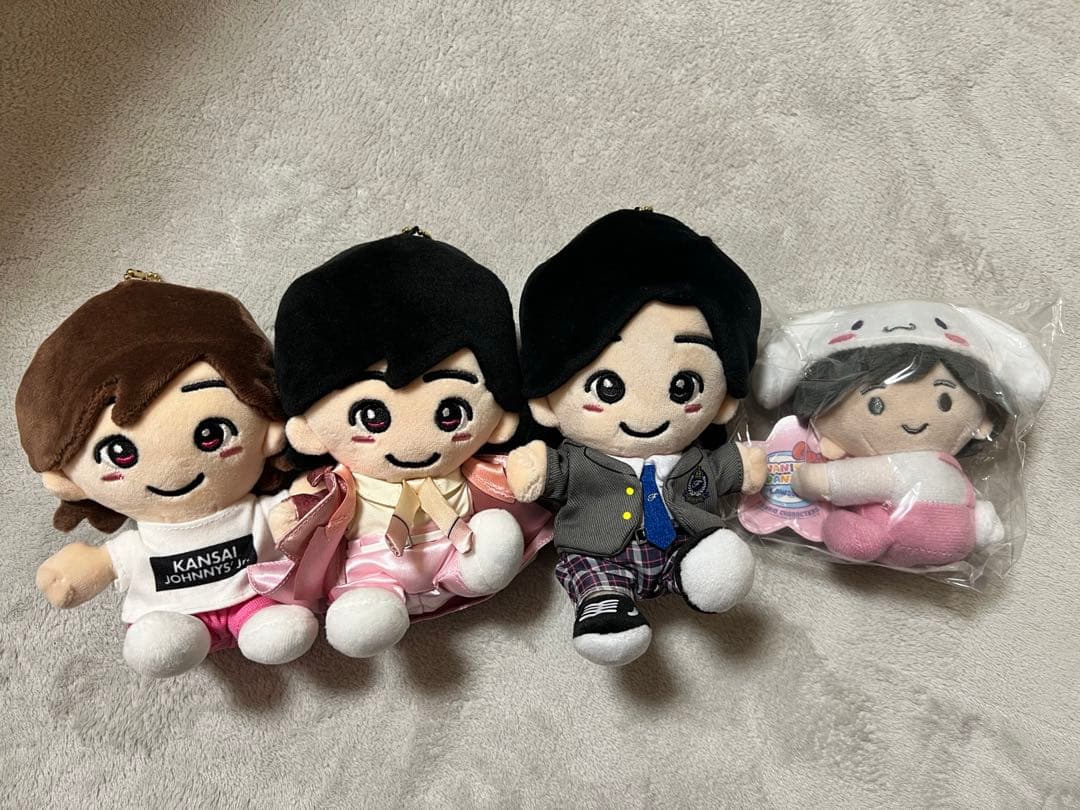 アイドルキャラクターぬいぐるみ4体セット　道枝駿佑
