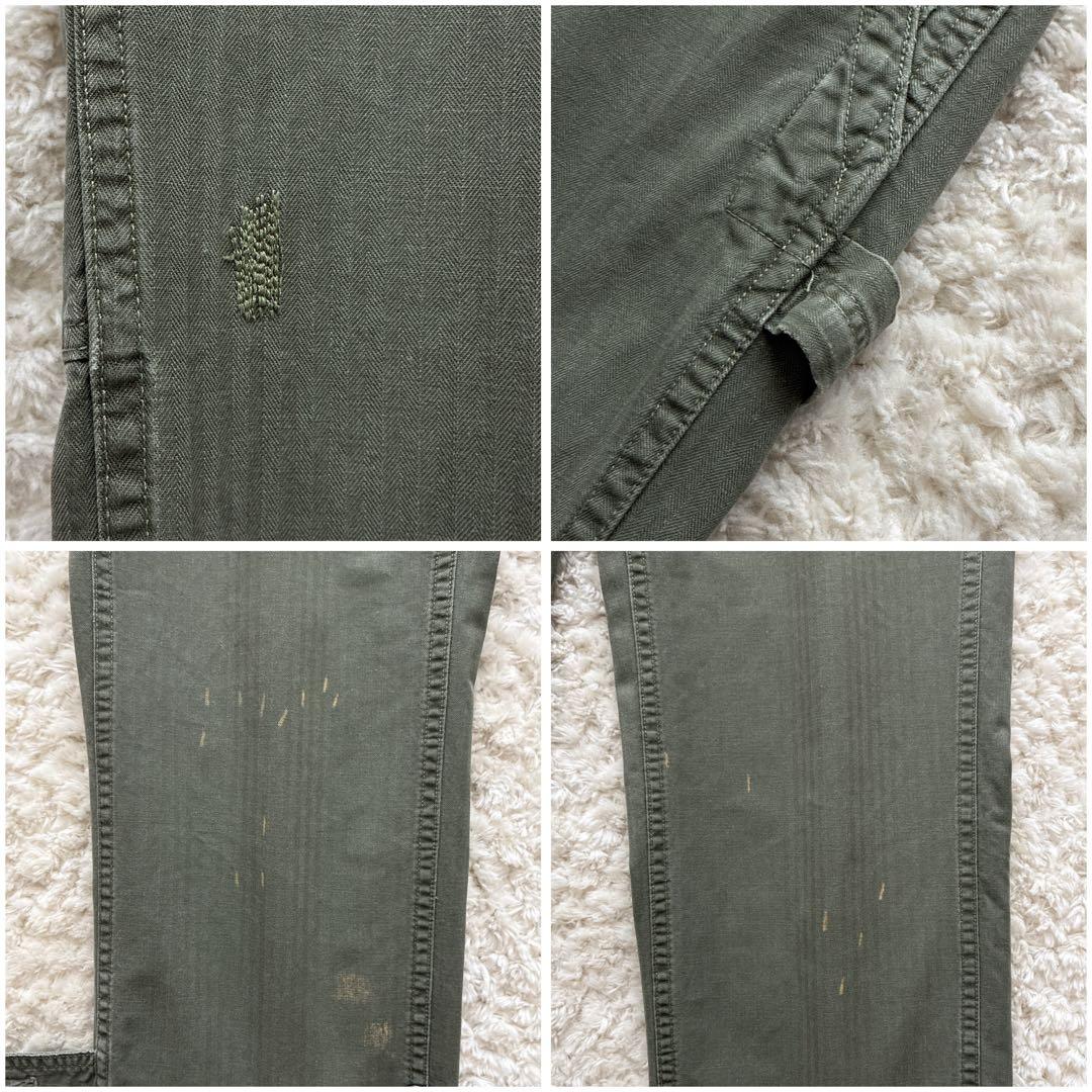 美品 P41ヘリンボーンミリタリーパンツ31×30 ポロラルフローレン POLO