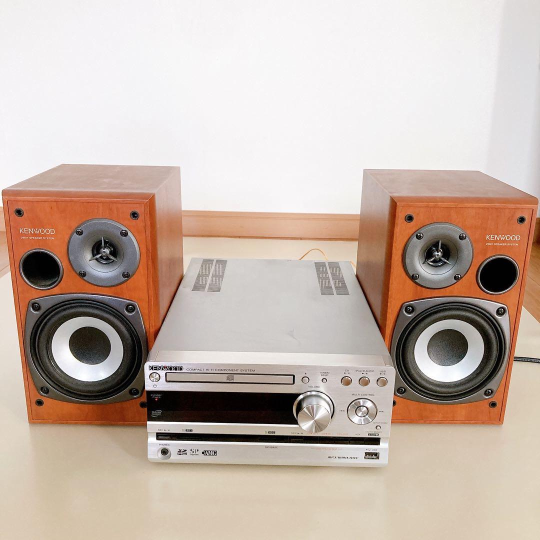 ケンウッド KENWOOD RD-UDE77 コンポ 音響機器 リモコン付き