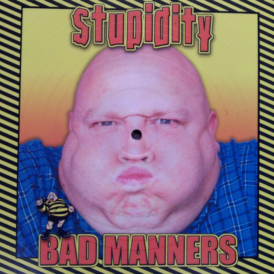【レコード】BAD MANNERS / stupidity　ピクチャーレコード